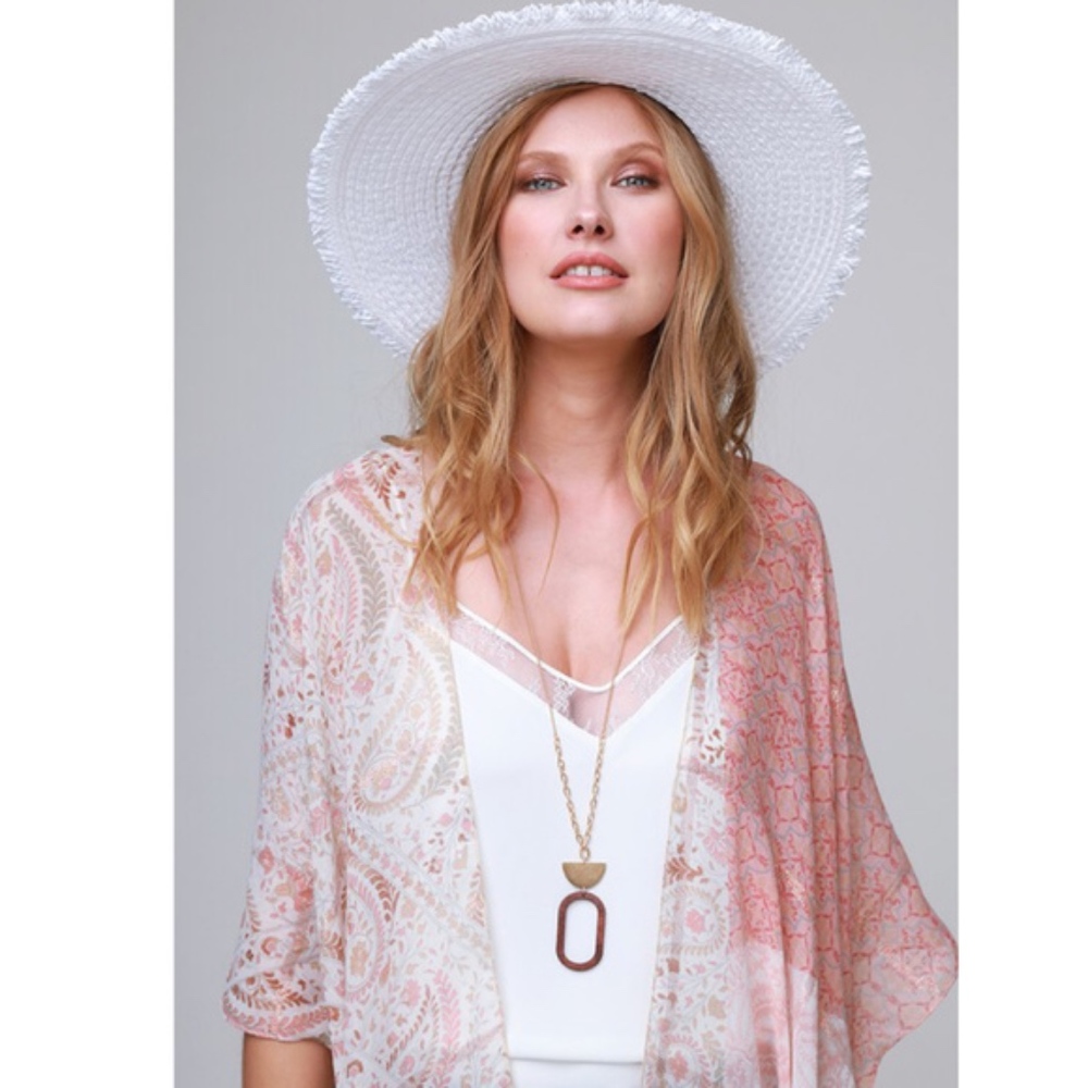 TAKE ME AWAY Blush Kimono - Picture 2 of 2